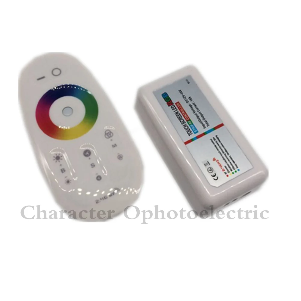 

2pcs 2.4G RF Wireless full touching screen LED RGB Remote Controller 12V/24V WiFi Compatible for 5050/3528 RGB led strip