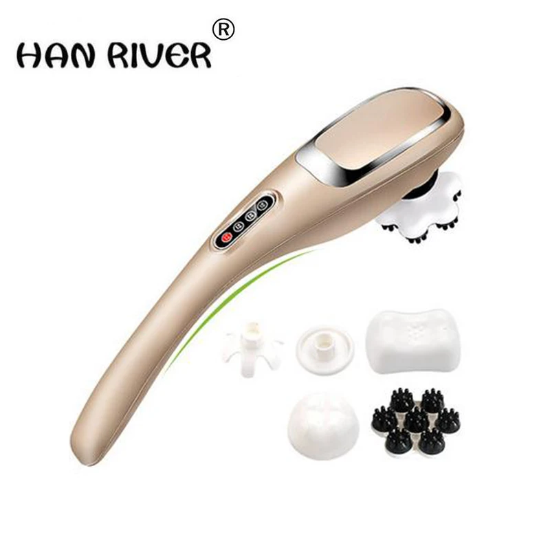 

HANRIVER Dolphin massage stick electric cervical vertebra massage device neck the leg multifunctional full-body massage hammer