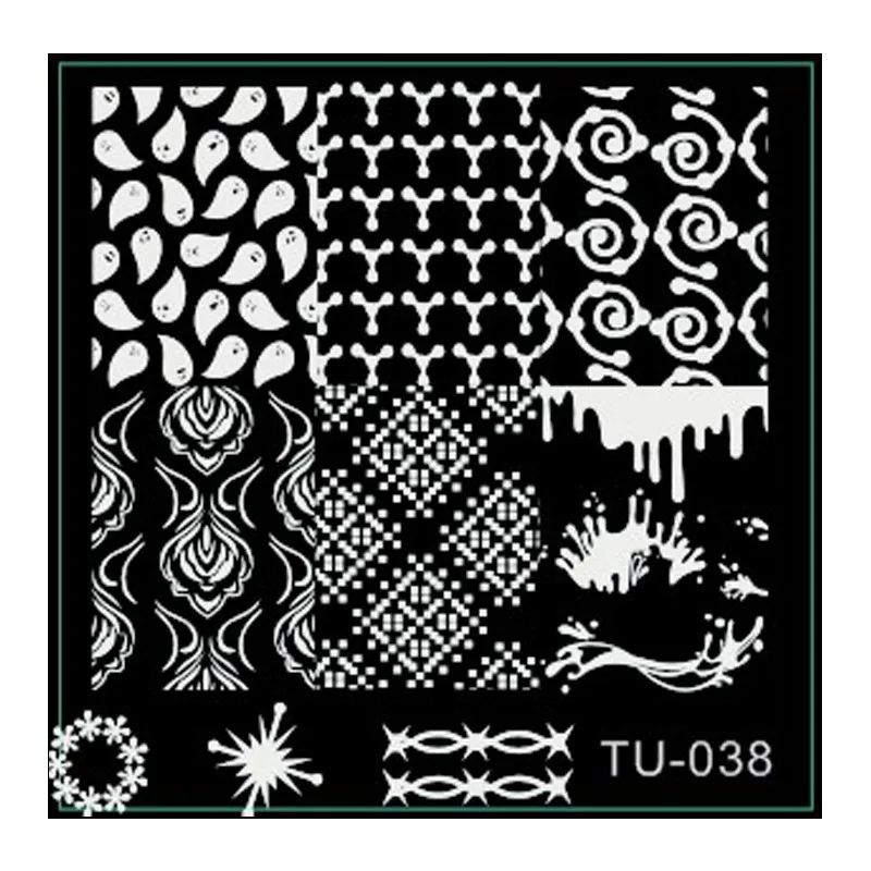 23 PCS New Arrival Manicure Template nail stamping plates Image Disc Transfer Print Template DIY nail tools 1set