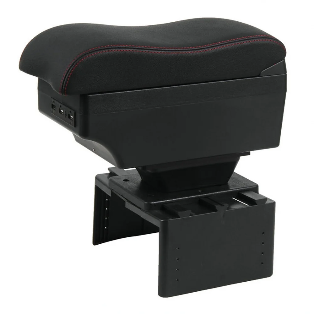 For new micra Armrest box central Store content box with cup holder ashtray new micra 2017 k14