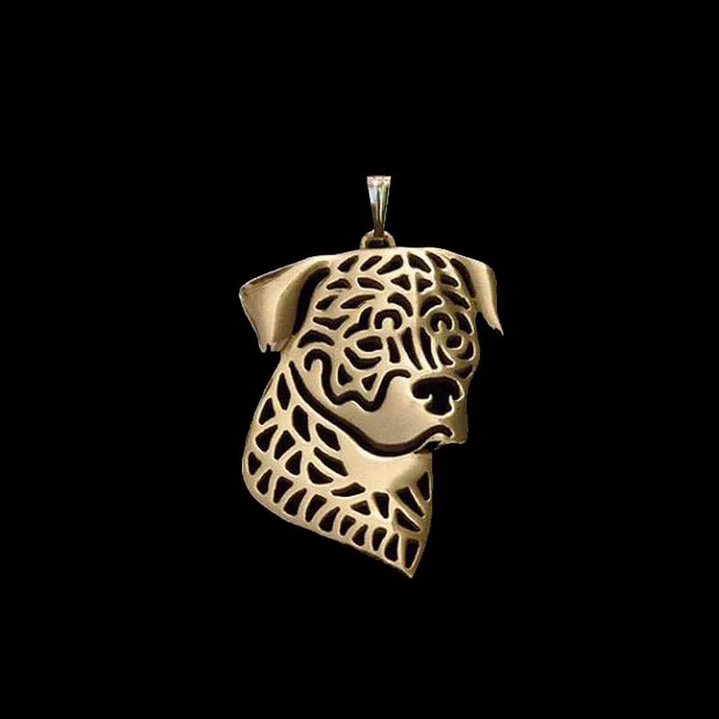 Women Alloy Dog Pet Pendants Rottweiler Jewelry Pendants