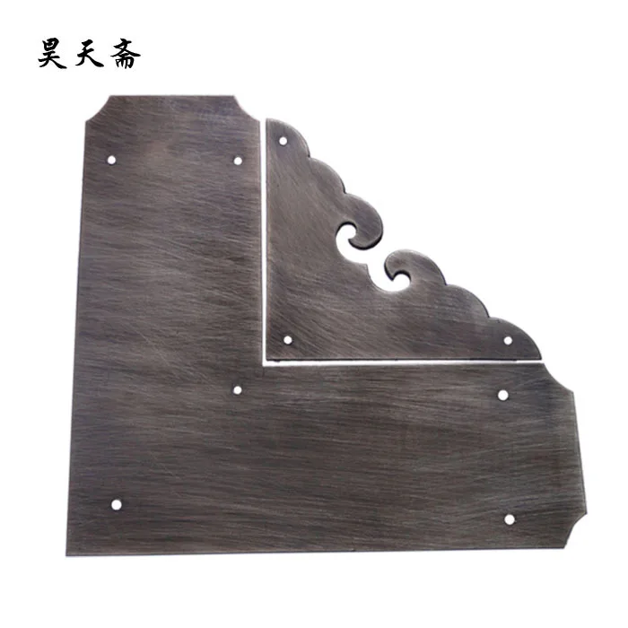 

[Haotian vegetarian] antique copper wrap angle / corner piece / antique furniture copper ornaments / cupboard corners HTG-057