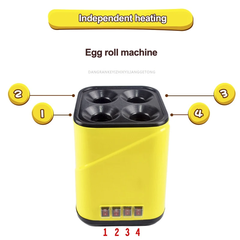 Automatic Egg roll machine electric Egg Boiler Cup Omelette Breakfast maker Non-stick Kitchen Cooking Tool 220V /50hz 500w