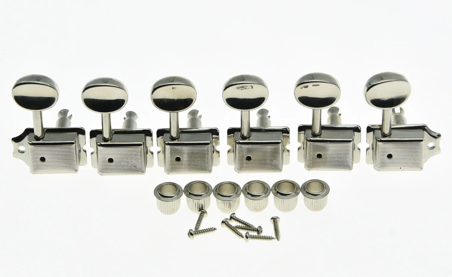 KAISH Vintage Guitar Tuning Keys Guitar Tuners Machine Heads for ST TL Ivory /Nickel/Chrome/Black/ Gold