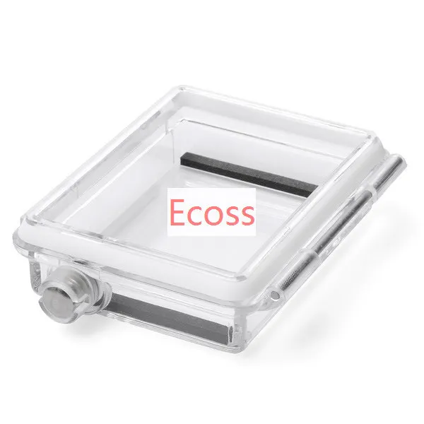 Gopro بطل 4 3 (زائد) الغطاء الخلفي للحالة الذهاب برو Bacpac LCD شاشة LCD لوحة مقاوم للماء غطاء ل Gopro Hero3 4 اكسسوارات