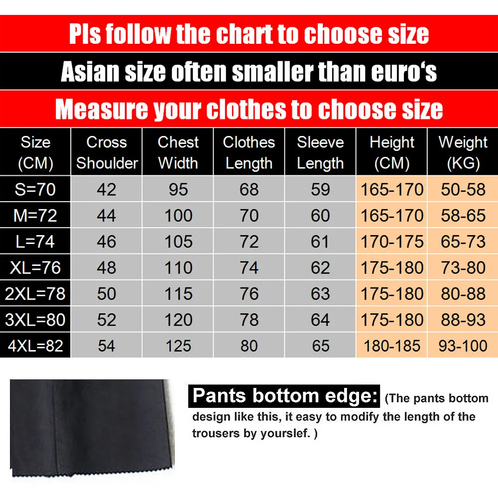 Jacket + Pants Men Formal Business Suits Pants Chinese Tunic Suits Black New Arrival Traditional Mandarin Plus Size XXXXL F048