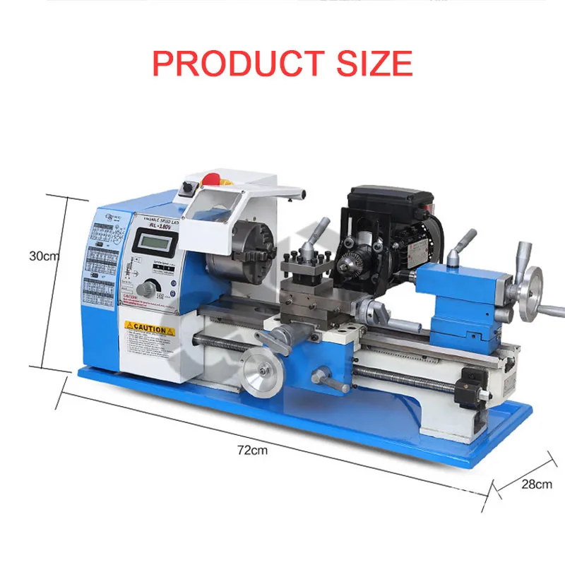 180V CNC multi-function lathe Bead machine All metal gear Precision Machining Stepless speed regulation