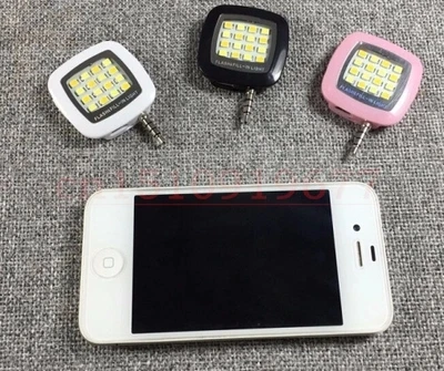 

3.5mm Pocket Spotlight Smartphones Flash Photography Led Lighting fill light lamp for Phone iPhone android iPad/Samsung/xiaomi