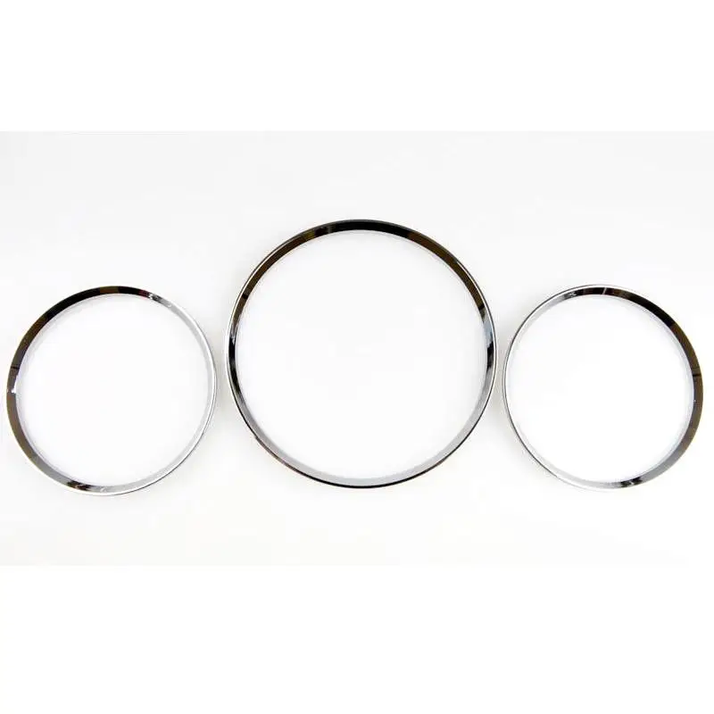 Chrome Gauge Dash Board Rings Bezel for Mercedes Benz W163 ML Class New