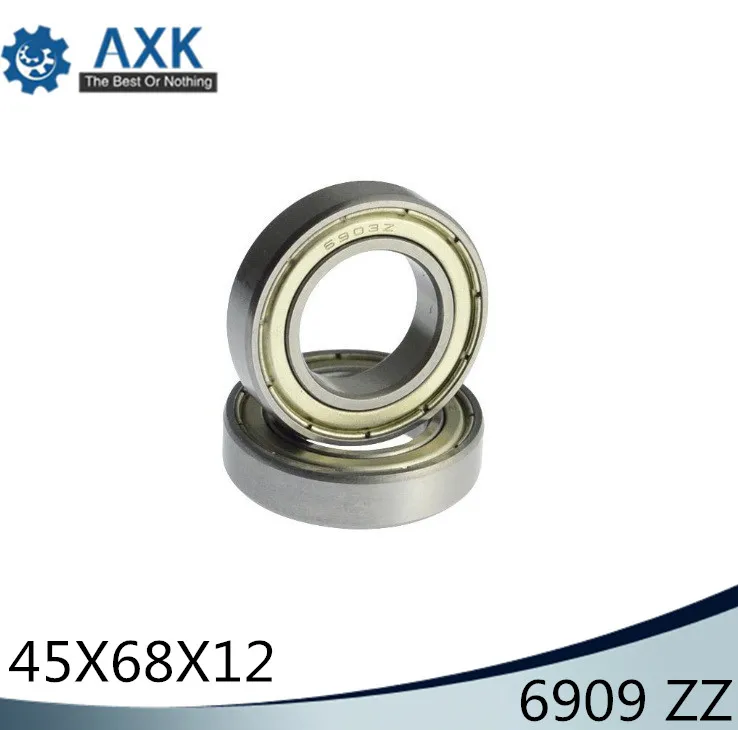 6909ZZ Bearing ABEC-1 (5PCS) 45x68x12 mm Thin Section 6909 ZZ Ball Bearings 6909Z 61909 Z