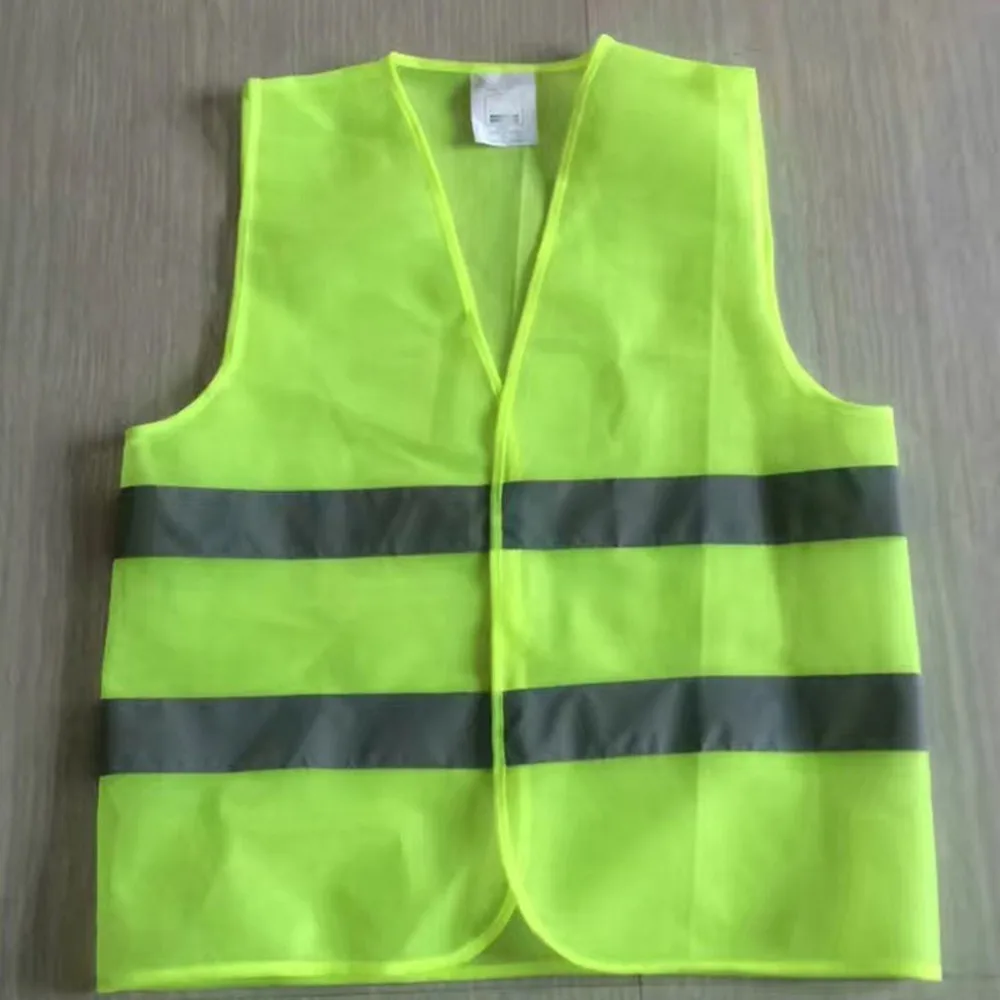 New hot Unisex Reflective Vest XL XXL XXXL Workwear High Visibility Day Night Running Cycle Warning Adult Safety Vest Wholesales