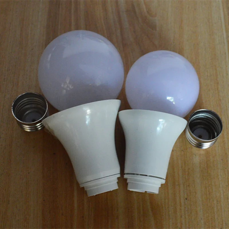 10x LED Bulb Kit E27 12w 9w 7w 5w LED Lamp A70 A60 Bulbs E14 Spotlight Lampada Ampoule Bubble Ball Bulb Shell Accessories DIY