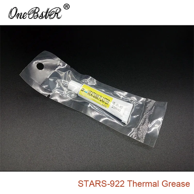 50Pcs/lot STARS-922 Thermal Grease Thermal Silica Plastic For Sticky Heat Sink Cooling Heatsink Plaster Chip