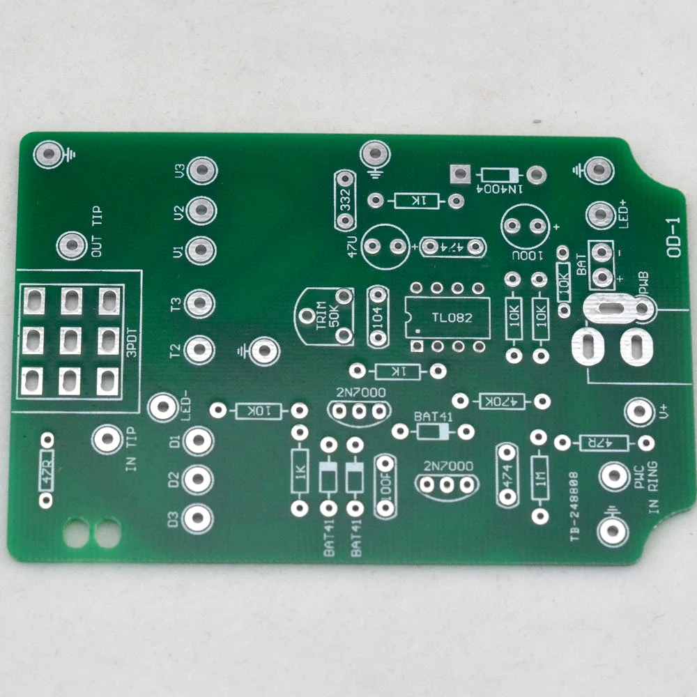DIY LANDTONE Overdrive Pedal  Kit True Bypass 1590B