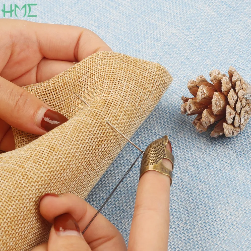 Vintage Finger Protector Needle Thimble Antique Rings For Handmade Metal Stitching Tools DIY Crafts Sewing Accessories Jewelry