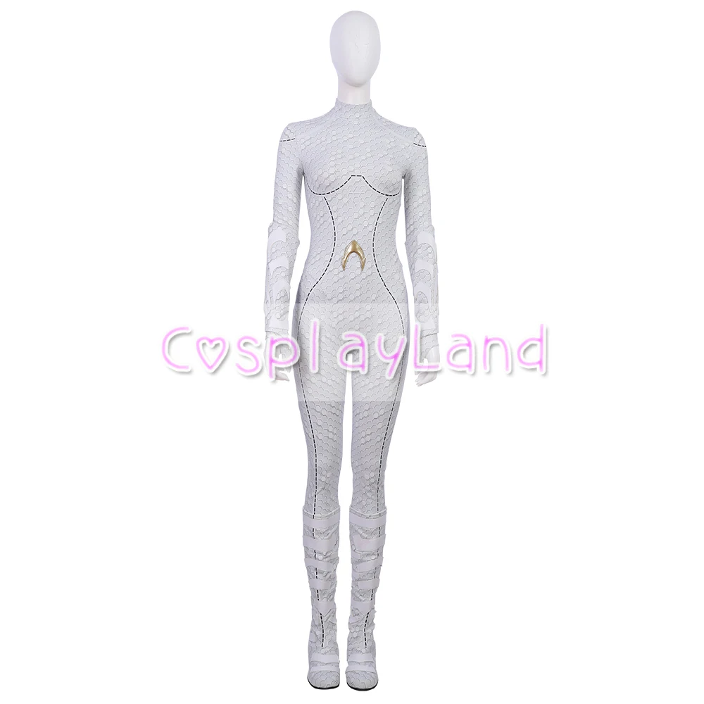 Aquaman Atlanna Cosplay Costume Carnival Halloween Costume for Adult Cosplay Queen Atlanna Women Jumpsuit Fancy Costume