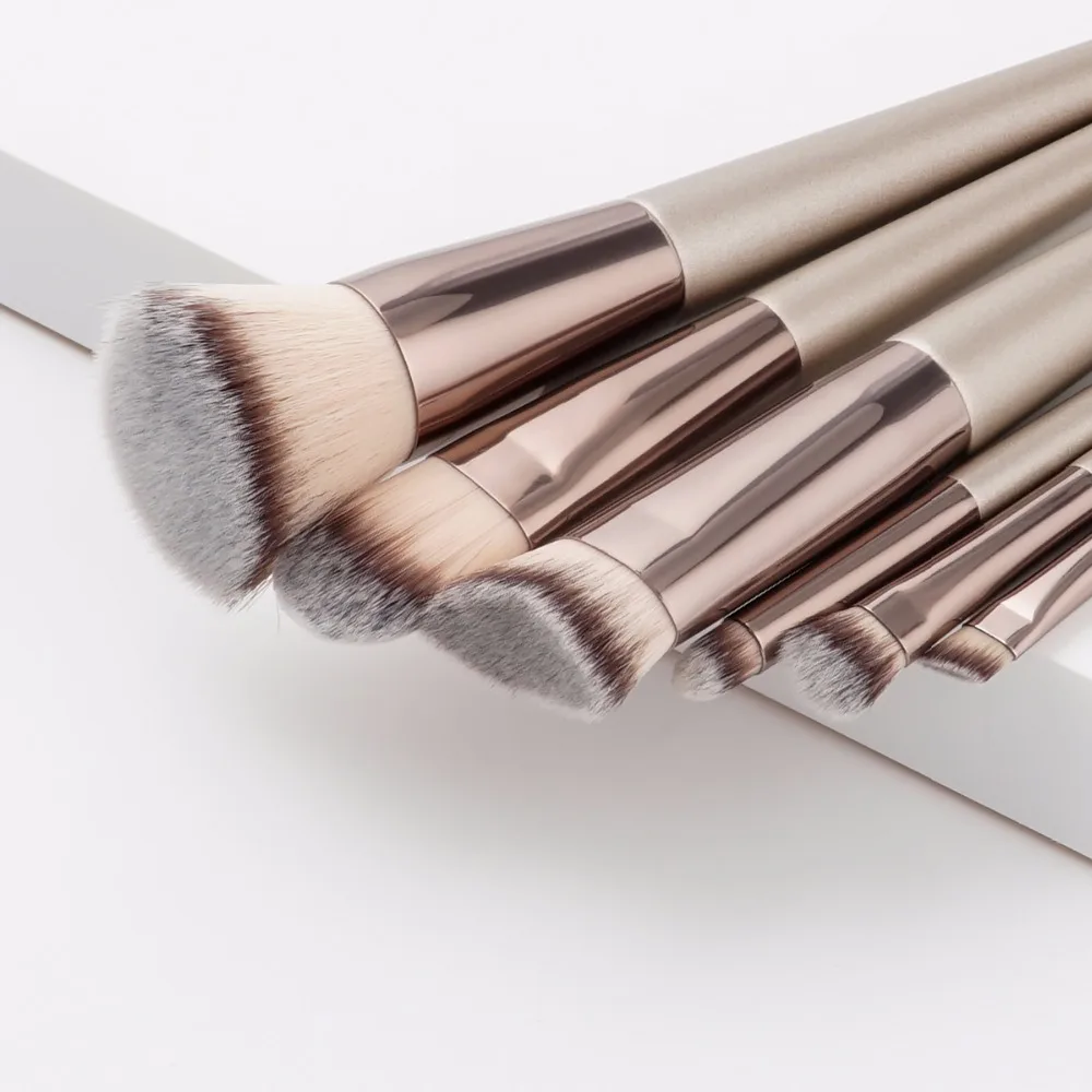 New 6 cái Trang Điểm Powder Brush Kwasten Đặt Mặt Đường Viền Nền Tảng Căn Hộ Đầu Che Khuyết Điểm Cọ Eye Eyeshadow Lông Mi Mỹ Phẩm