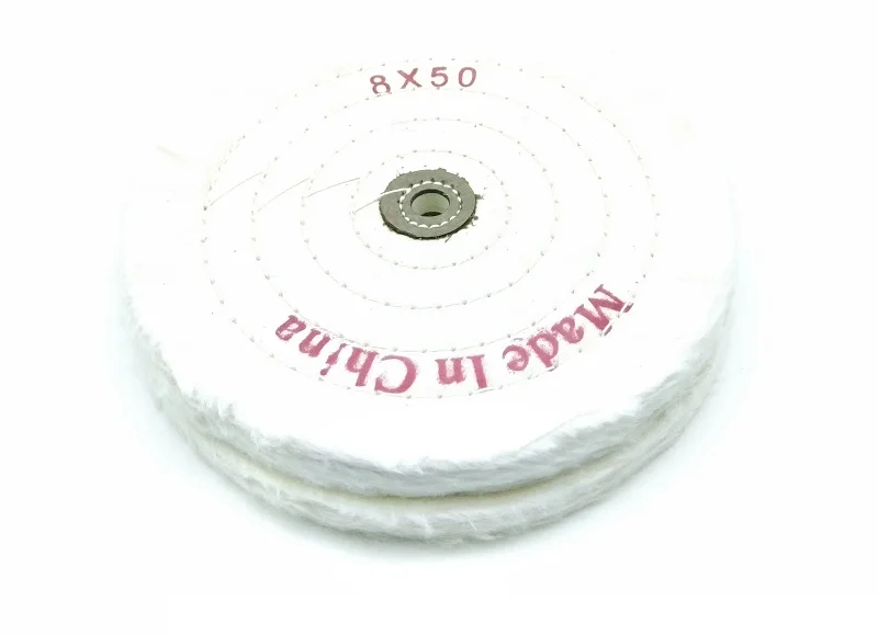 

New 1pcs 8" x 50PLY Mirror polishing wheel Cloth wheel Buffing wheels Polishing wheel Polishing pad