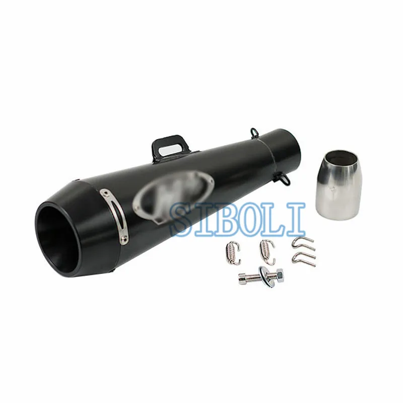 유니버설 51MM 오토바이 배기 M4 요시무라 머플러 파이프 케이스 혼다 CBR1000 야마하 R6 가와사키 M4 배기 YA009 용