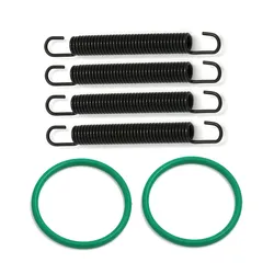 ATV quad Exhaust Pipe Springs Hooks O Ring Gasket sealing Kit For Yamaha YFZ350 Banshee 350 YFZ 350 1987 - 2006 2005 2004 2003