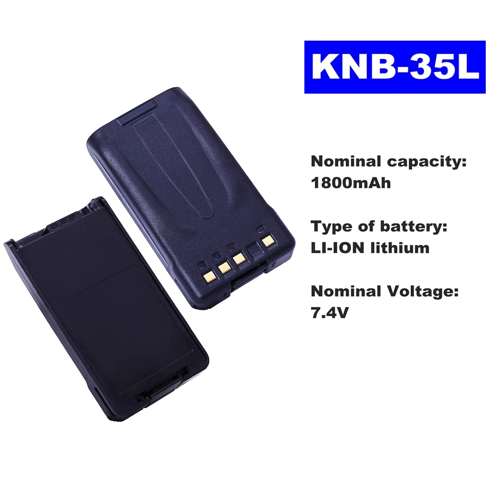 7.4 V 1800 mAh Bateria de Rádio LI-ION KNB-35L Para Kenwood Walkie Talkie TK-2140/3140/3160/2160/ 3148/3178 Rádio Em Dois Sentidos