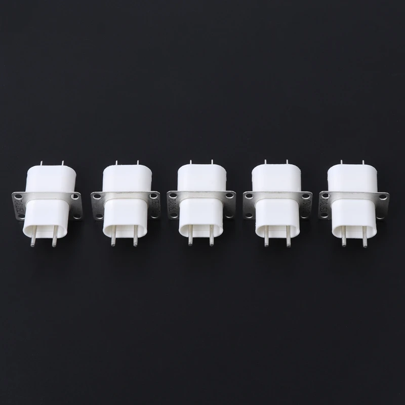 5Pcs Electronic Microwave Oven Magnetron 4 Filament Pin Sockets Converter Home Mar28