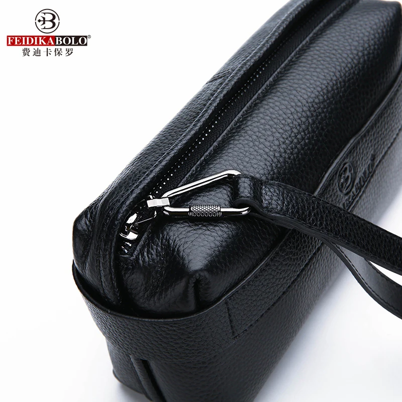 Pochette da uomo in vera pelle FEIDIKABOLO portafogli uomo vendita calda nuova personalità della moda borsa per cellulare di grande capacità