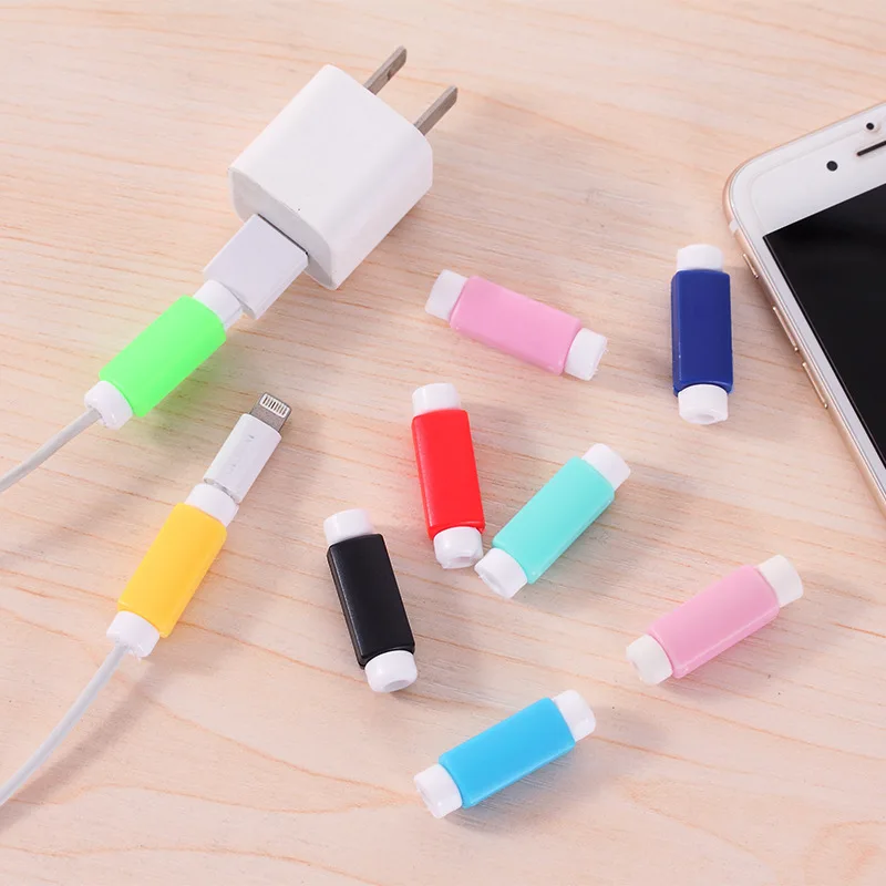 Cable Protector Data Line  Colors Cord Protector Protective Case Long Size Cable Winder Cover For iPhone USB Charging Cable