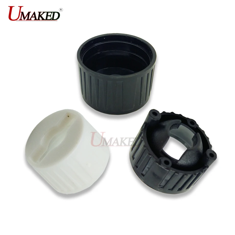 LENs For 1W 3W 5W LED lenes Holder 20mm PMMA lens Holder Flat / 2pin Len Bracket Holder White/Black For LED Blub Spotlight Diy