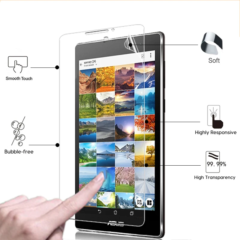 

Premium HD Clear Glossy screen protector film For ASUS Zenpad 7.0 Z370CG 7.0" screen protective lcd film +retail package