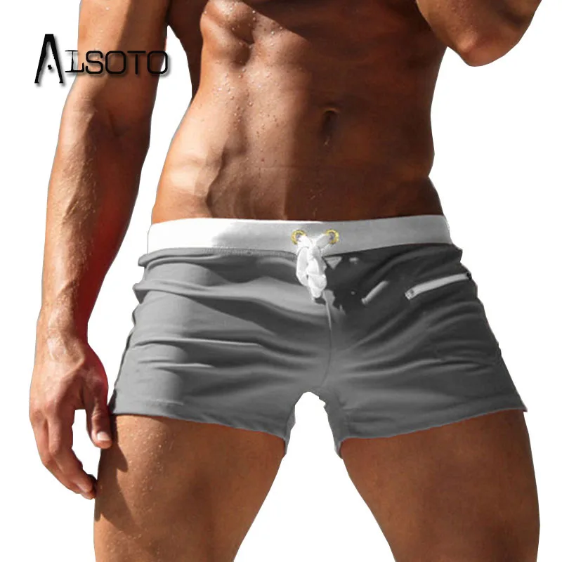 New Sexy swimming trunks men swimsuit sunga hot male swim Swimwear briefs Beach Shorts mayo sungas de praia homens calzoncillos