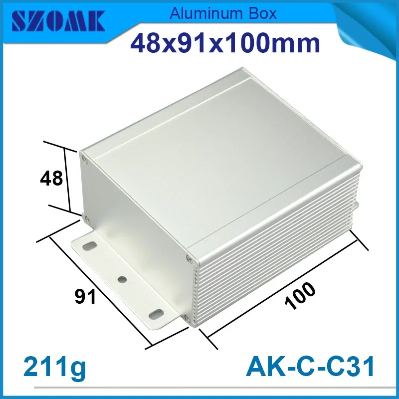 

10Pieces custom metal enclosure shenzhen guangdong china underwater junction box 48(H)x91(W)x100(H)mm