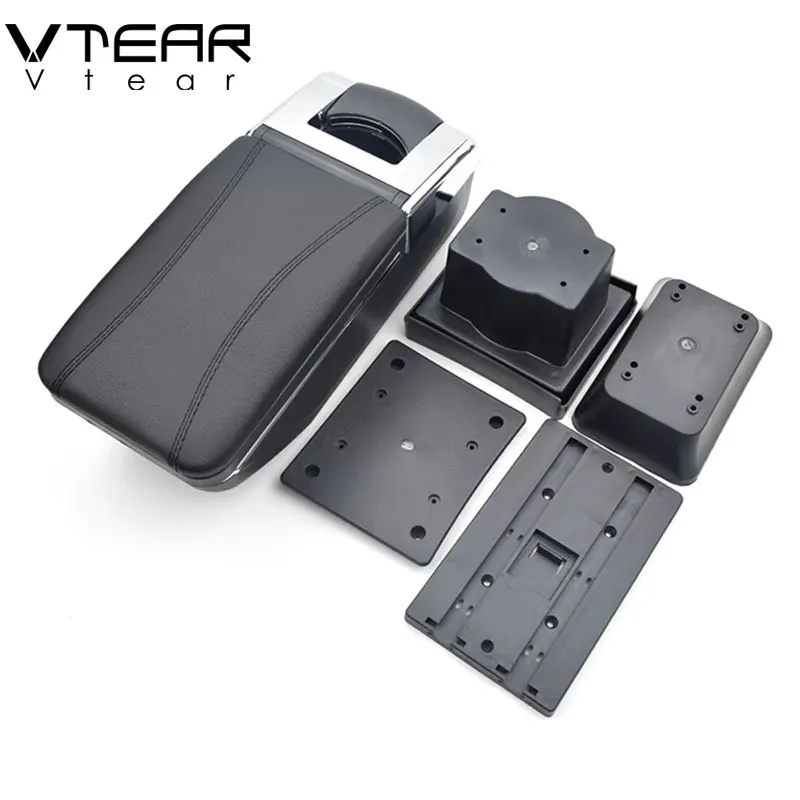 Vtear For Skoda Octavia A5 fl Yeti armrest car central storage box interior car-styling decoration Auto accessories parts 2008