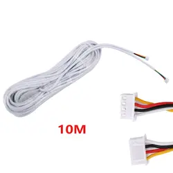 10M 2.54*4P 4 wire cable for video intercom Color Video Door Phone doorbell wired Intercom cable