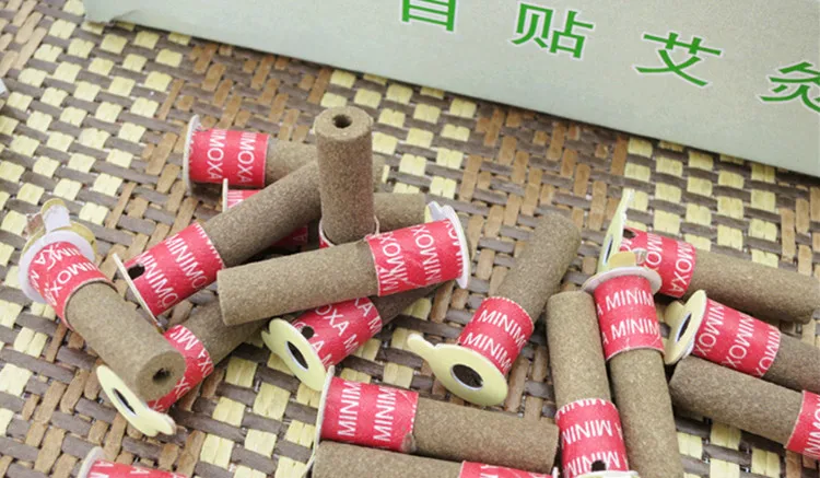 Mini Self-adhesive small moxa rollors Moxibustion stick 180pcs/pack free shipping