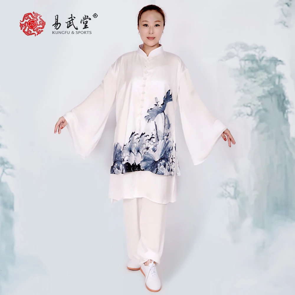 Yi wu tang Tai chi suit and Kung fu shirt Martial arts chinese clothes for men and women Wushu Taiji clothing