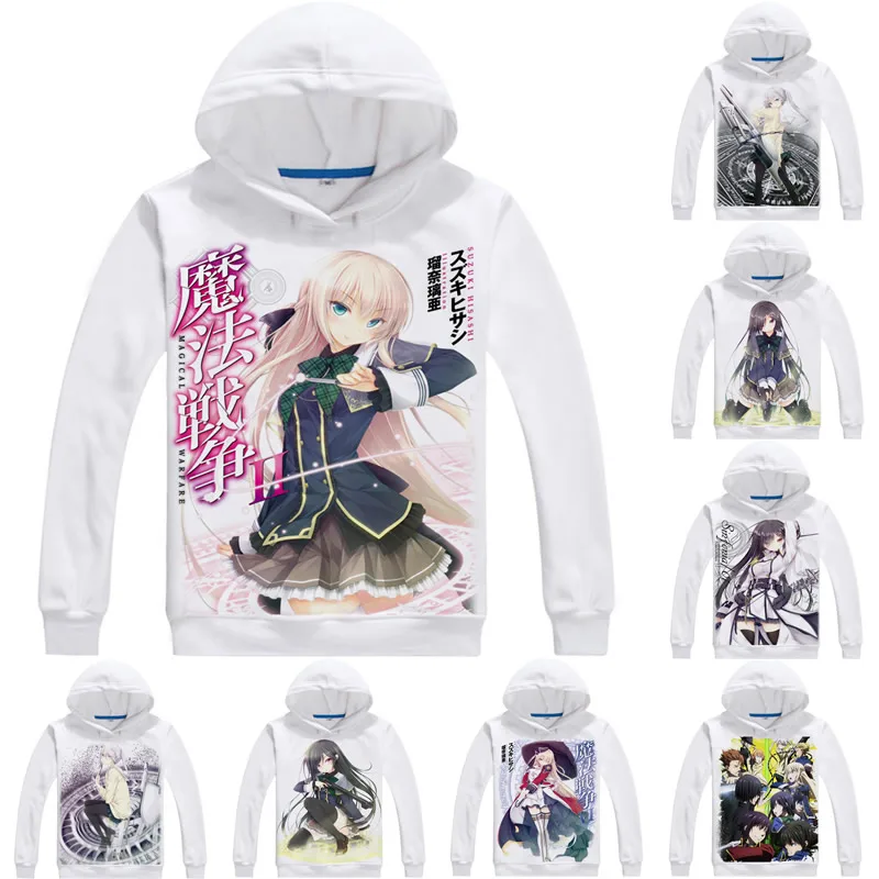 

Coolprint Anime Hoodies Magical Warfare 3D Hoodies Multi-style Long Sleeve Hooded Mui Aiba Kurumi Isoshima Cosplay Sweatshirts