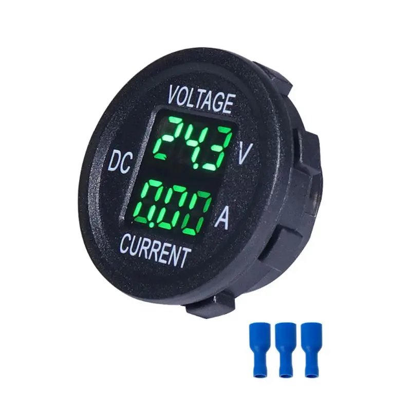 Universal 9V to 48V 0-10A Digital Voltmeter Ammeter Current Meter LED Display For 12V 24V Electric Car