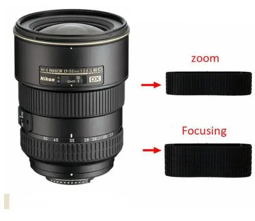 NEW Lens Zoom Rubber Ring Rubber Grip Rubber For Nikon AF-S DX 17-55MM 17-55 MM f/2.8G IF-ED Repair Part