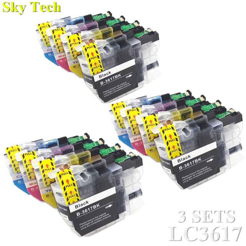 

12X Compatible Ink cartridge For LC3617 LC-3617 , For Brother MFC-J2330DW MFC-J2730DW MFC-J3530DW MFCJ-3930DW etc ....