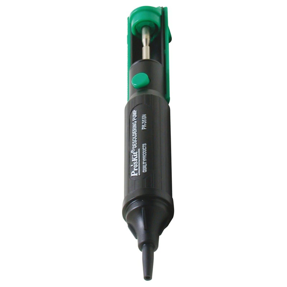 100% Original Pro'sKit 8PK-366N-G Suction Tin Suckers Gun Soldering Iron Pen Hand Tools Desoldering Pump Piston Quick Easy