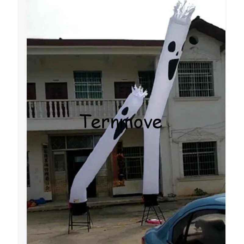 Halloween air tube inflatable ghost air dancer halloween sky dancer for party decorative move windy puppet with blower