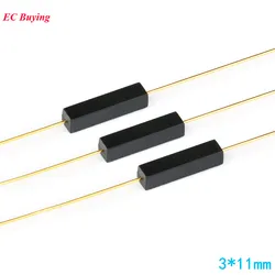 20Pcs/1pc Plastic Reed Switch 3*11mm Magnetic Reed Switchs Sensor Normally Open DIY Kit Electronic NO