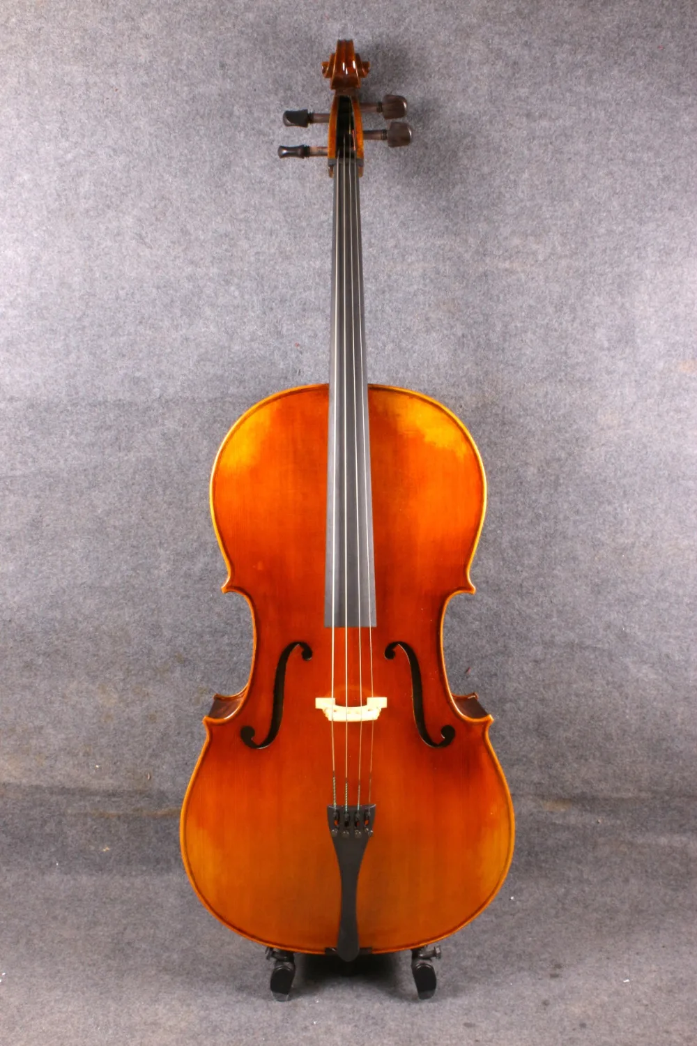 4/4 (Full) Size  Cello Acoustic Cello   Hand made antique style deep  flam  maple maple back  612 #