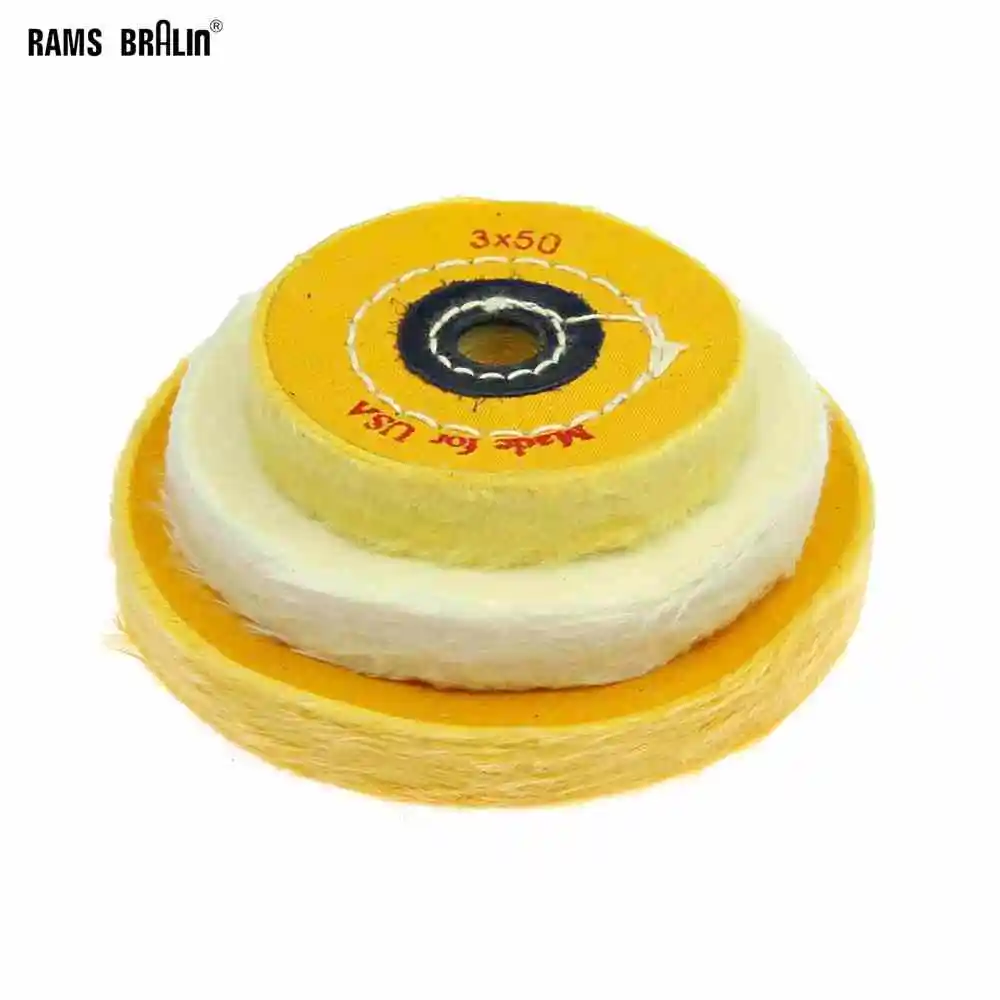 1 piece Cotton Lint Mirror Polishing Wheel Jewelry Buffing Wheel