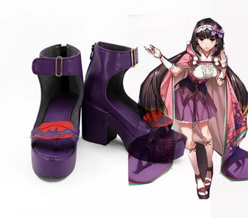 

Fate Grand Order FGO Assassin Osakabehime Cosplay Shoes Boots Party Cosplay Show Boots Custom Made for Adult Women Shoes