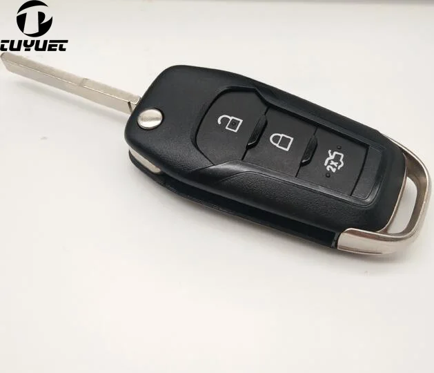 

New! Replacement Folding Flip Remote Key Shell for Ford New Mondeo Farreus Blank Car Key Case