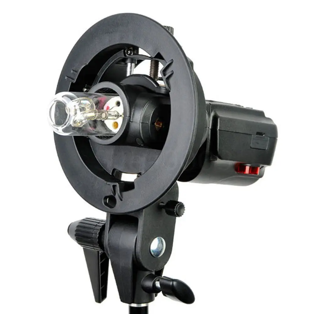 Софтбокс Godox 40x40 см + s-образный кронштейн, держатель Bowens + сумка, комплект для вспышки камеры