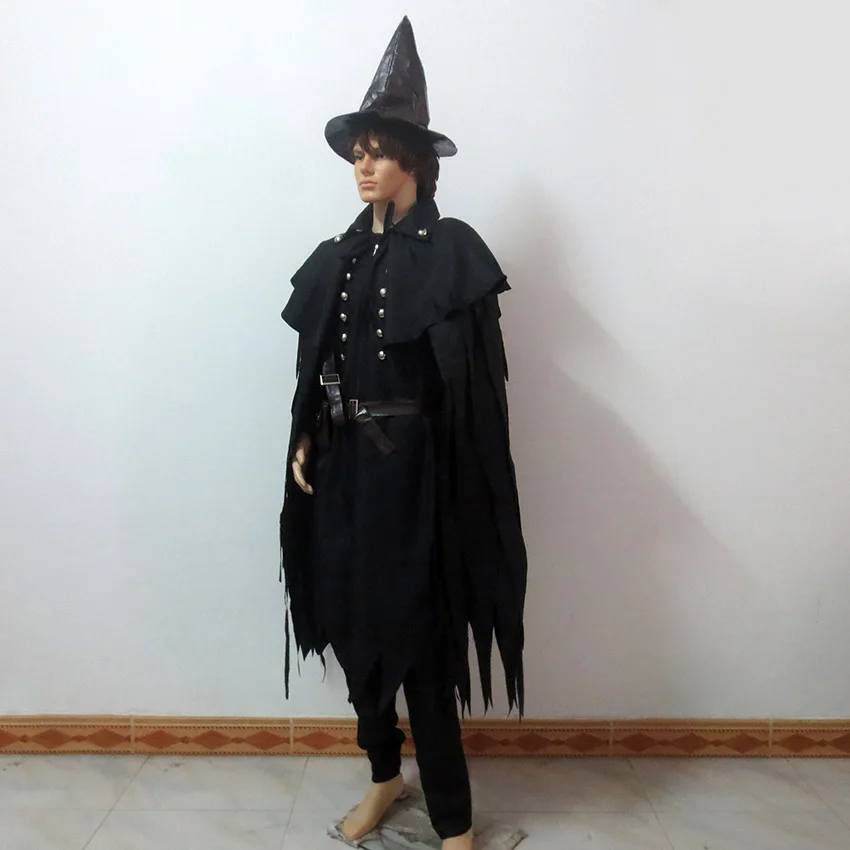 Bloodborne Gehrman-Disfraz personalizado para fiesta de Navidad, uniforme de Halloween, el primer cazador, eilee el cuervo, cualquier tamaño