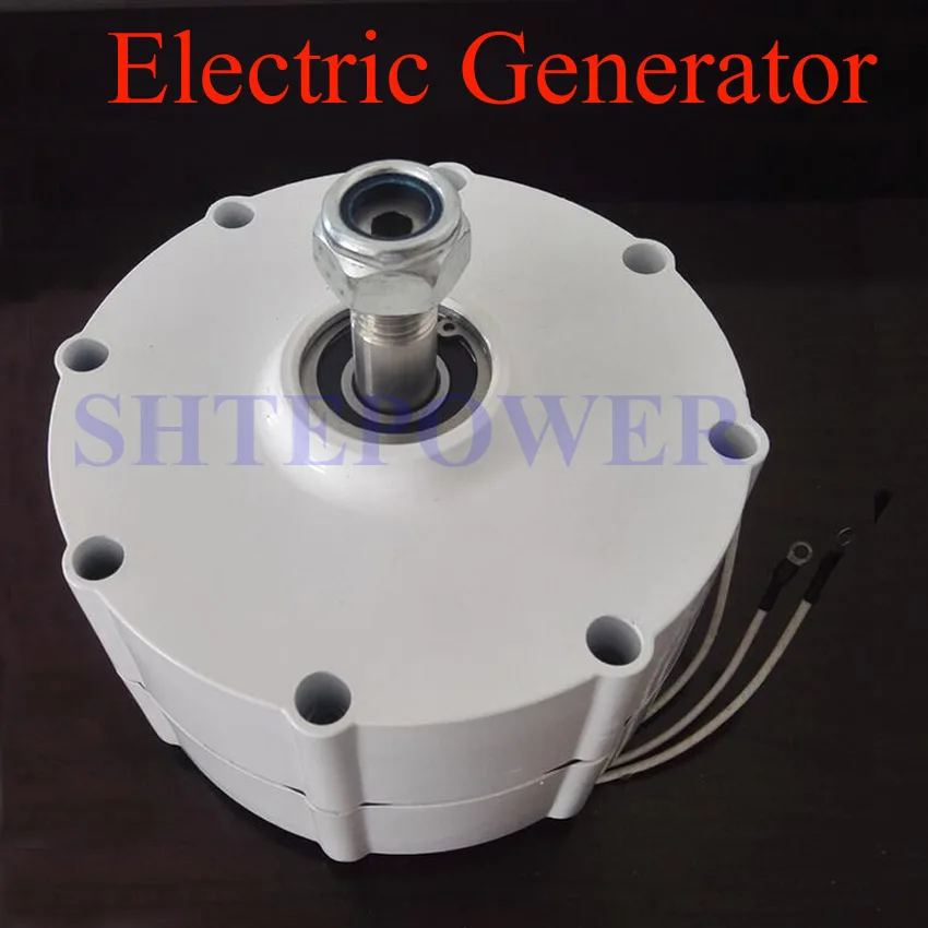 48V generator 400W for Wind Turbine DIY Vertical or Horizontal 12V/24V/48V Free shipping three phase ac permant magnet